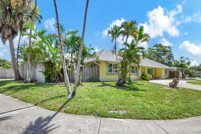 3412 Lake Osborne Dr, Lake Worth Beach, FL 33461 - view of yard featuring a swimming pool, a patio area, and glass enclosure