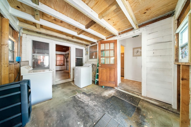 view of basement