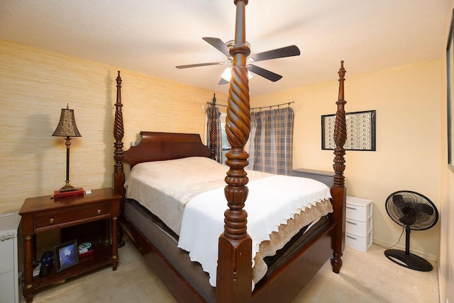 3381 SE E Snow Rd, Port Saint Lucie, FL 34984 - bedroom featuring baseboards, ceiling fan, and carpet