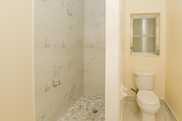 1034 Grandview Blvd, Fort Pierce, FL 34982 - bathroom with toilet, a stall shower, and baseboards