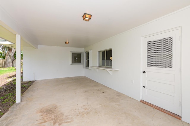 1034 Grandview Blvd, Fort Pierce, FL 34982 - view of patio with a carport