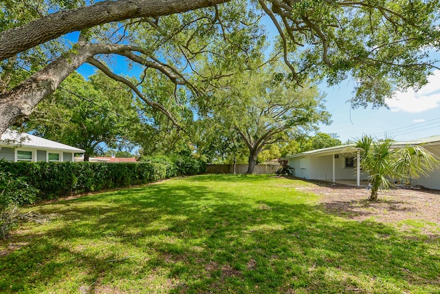 1034 Grandview Blvd, Fort Pierce, FL 34982 - view of yard with a fenced backyard