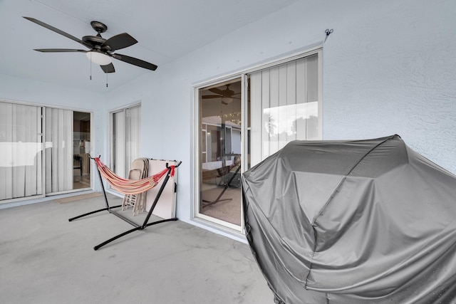 6116 NW Daroco Ter, Port Saint Lucie, FL 34986 - view of patio featuring ceiling fan