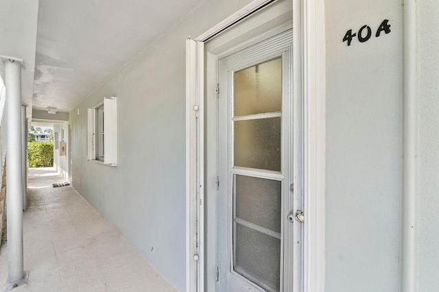 view of entrance to property