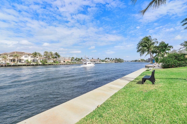 property view of water