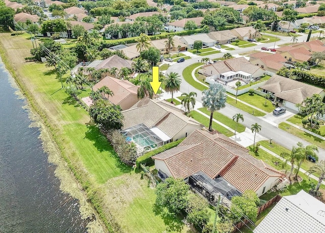 9494 Sun Pointe Dr, Boynton Beach, FL 33437 - aerial perspective of suburban area featuring a nearby body of water