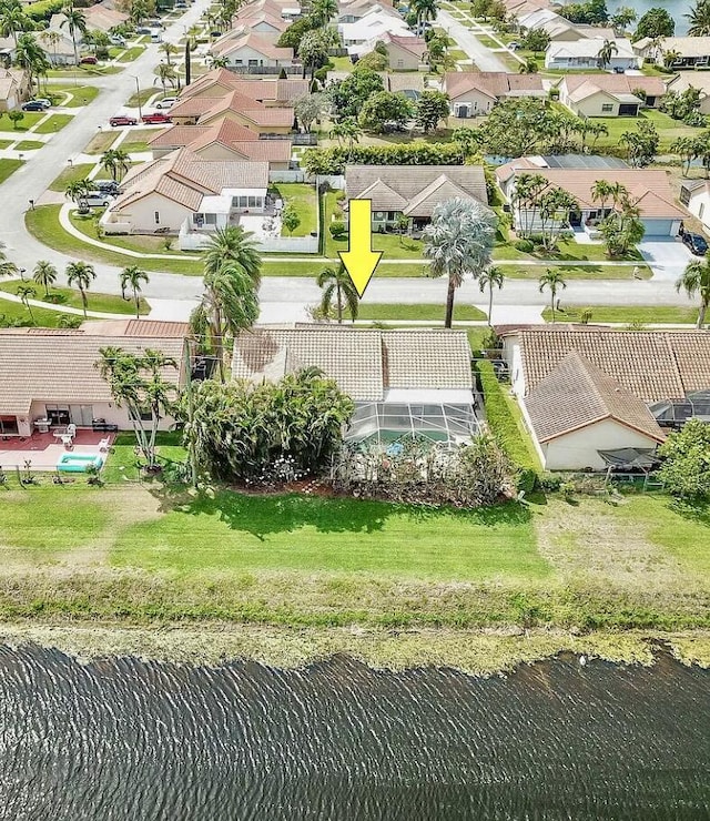9494 Sun Pointe Dr, Boynton Beach, FL 33437 - aerial view of residential area with a large body of water