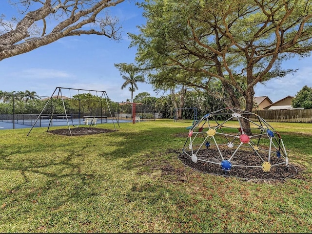 9494 Sun Pointe Dr, Boynton Beach, FL 33437 - view of yard featuring a playground