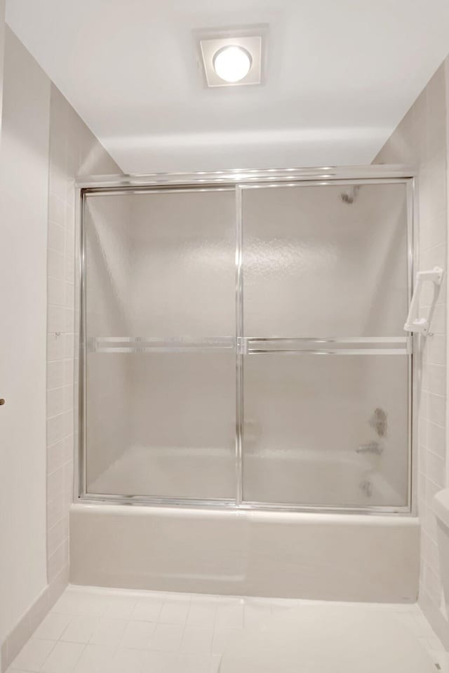 4605 S Ocean Blvd Unit 4C, Highland Beach, FL 33487 - full bathroom featuring bath / shower combo with glass door