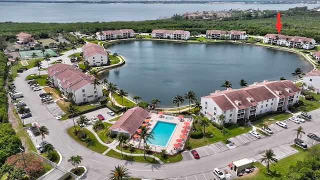 4468 NE Ocean Blvd Unit G2, Jensen Beach, FL 34957 - bird's eye view of a large body of water and a pool