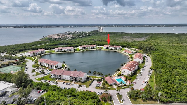 4468 NE Ocean Blvd Unit G2, Jensen Beach, FL 34957 - aerial overview of property's location with a large body of water