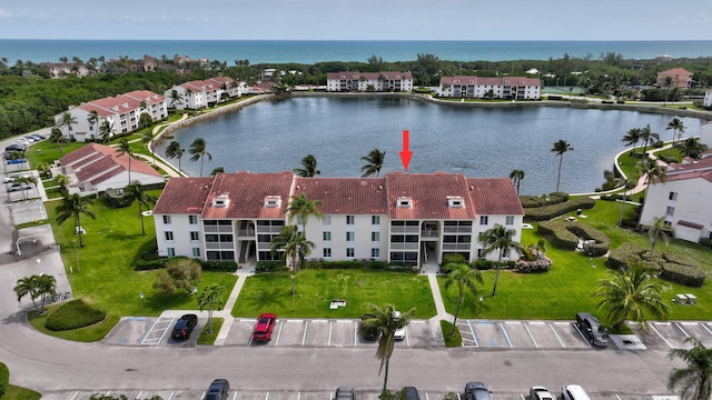 4468 NE Ocean Blvd Unit G2, Jensen Beach, FL 34957 - drone / aerial view of a nearby body of water and apartment complex / building