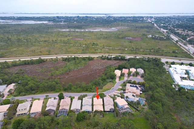 bird's eye view featuring a residential view