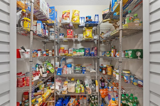 view of pantry