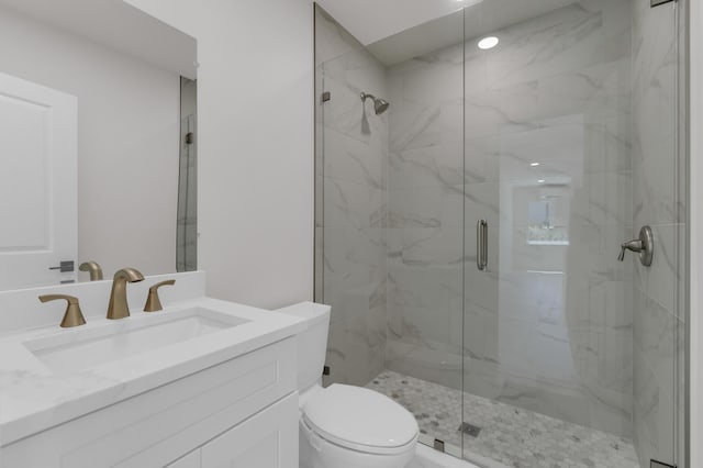4015 Washington Rd, West Palm Beach, FL 33405 - full bath featuring a shower stall, vanity, and toilet