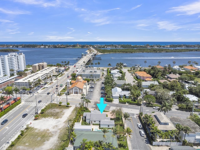 4015 Washington Rd, West Palm Beach, FL 33405 - aerial view with a water view