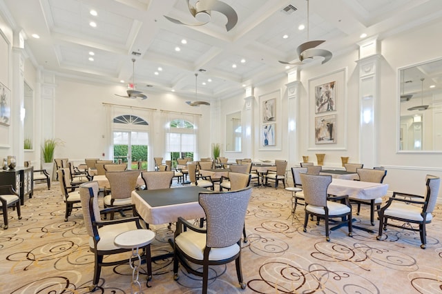 community lobby featuring visible vents