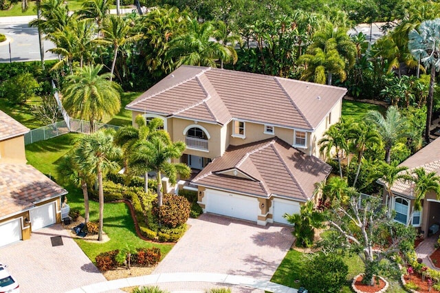 bird's eye view