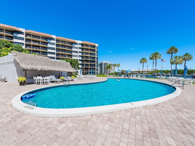 community pool featuring a patio