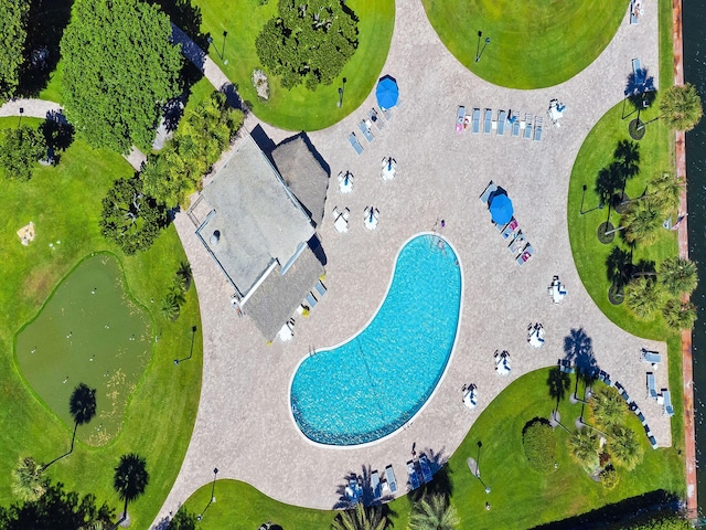 drone / aerial view