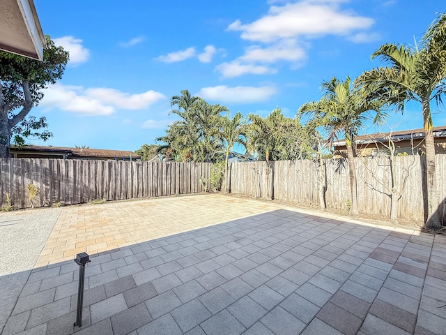 6875 NW 1st Ct, Margate, FL 33063 - view of patio featuring a fenced backyard