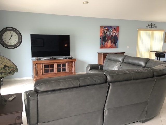 7007 Ashton St, Boynton Beach, FL 33437 - living room featuring baseboards and tile patterned flooring