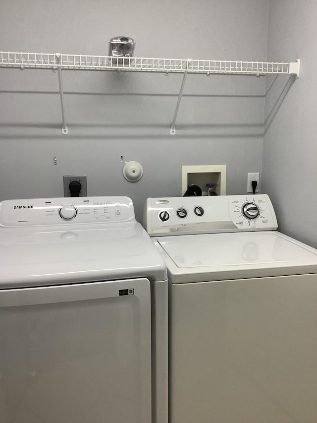7007 Ashton St, Boynton Beach, FL 33437 - laundry room with laundry area and washing machine and clothes dryer