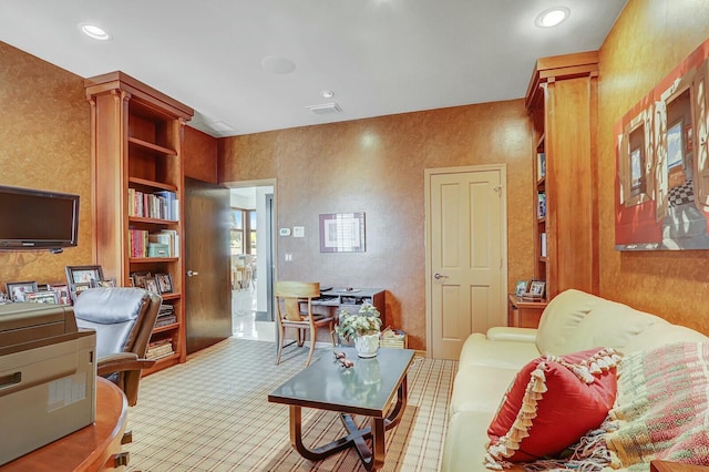 13315 Deauville Dr, Palm Beach Gardens, FL 33410 - home office with recessed lighting