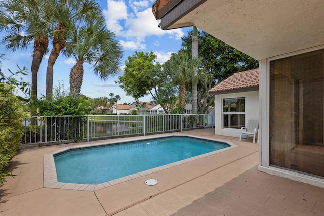 22586 Esplanada Dr, Boca Raton, FL 33433 - view of swimming pool with a patio area, fence, and a fenced in pool