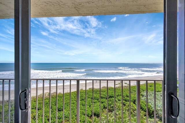 10000 S Ocean Dr S Unit 601, Jensen Beach, FL 34957 - water view with a view of the beach