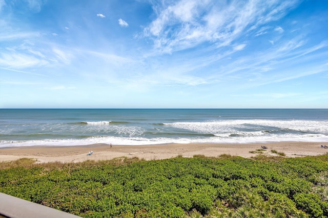10000 S Ocean Dr S Unit 601, Jensen Beach, FL 34957 - view of water feature featuring a view of the beach