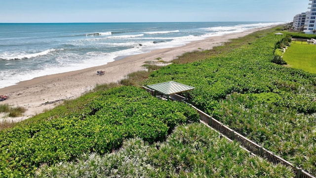 10000 S Ocean Dr S Unit 601, Jensen Beach, FL 34957 - property view of water with a view of the beach