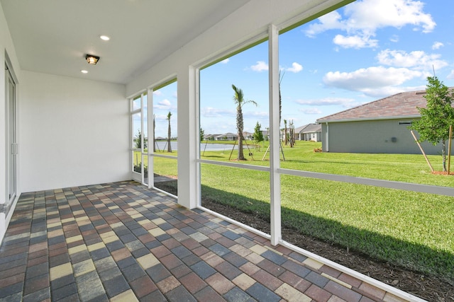 13526 Sw Vermillion Circle Mystique, Port Saint Lucie, FL 34987 - unfurnished sunroom with a residential view