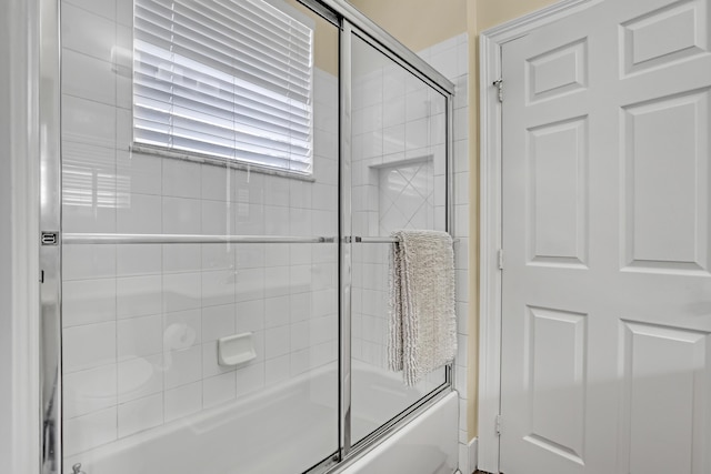 8888 Rockridge Glen Cv, Boynton Beach, FL 33473 - full bathroom featuring shower / bath combination with glass door