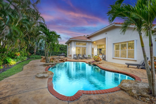 8888 Rockridge Glen Cv, Boynton Beach, FL 33473 - pool featuring a patio