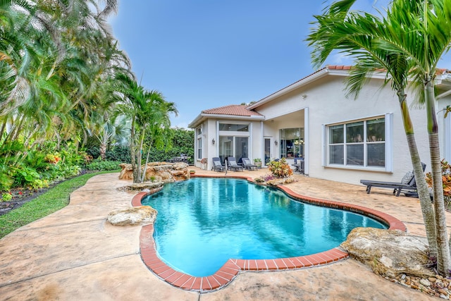 8888 Rockridge Glen Cv, Boynton Beach, FL 33473 - pool featuring a patio area
