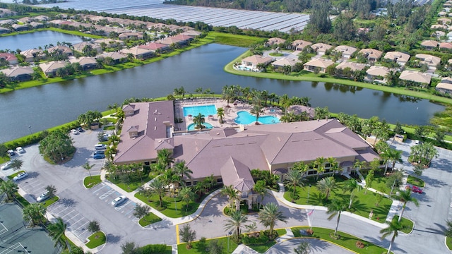 10570 Stone Garden Dr, Boynton Beach, FL 33473 - drone / aerial view with a residential view and a water view