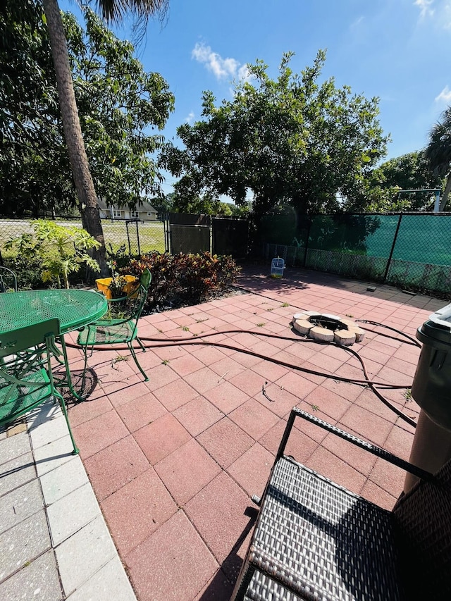 view of patio