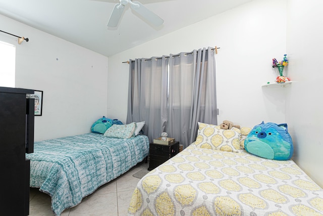 3899 Tuskegee Dr, Lake Worth, FL 33462 - bedroom featuring tile patterned flooring and a ceiling fan