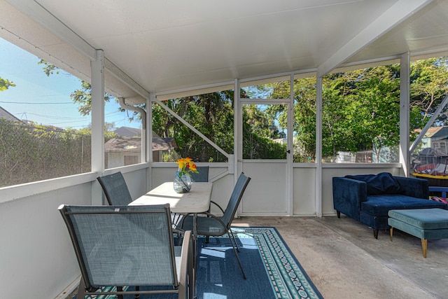 3899 Tuskegee Dr, Lake Worth, FL 33462 - sunroom / solarium with plenty of natural light and outdoor dining space