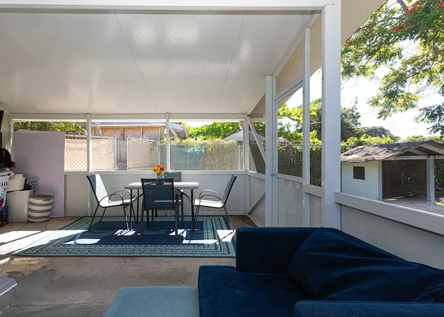 3899 Tuskegee Dr, Lake Worth, FL 33462 - sunroom with outdoor dining space