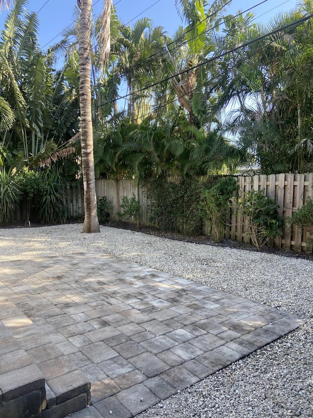220 Malverne Rd, West Palm Beach, FL 33405 - view of patio with a fenced backyard