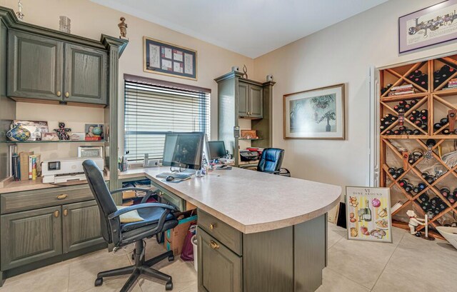 8328 Grand Messina Cir, Boynton Beach, FL 33472 - home office featuring light tile patterned floors