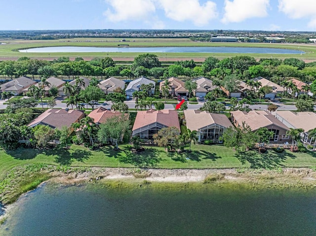 8328 Grand Messina Cir, Boynton Beach, FL 33472 - drone / aerial view with a residential view and a water view