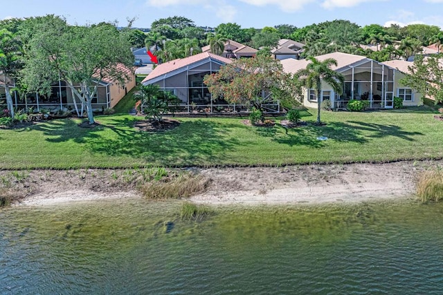 8328 Grand Messina Cir, Boynton Beach, FL 33472 - bird's eye view featuring a water view