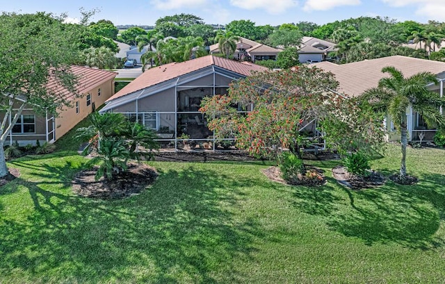 8328 Grand Messina Cir, Boynton Beach, FL 33472 - exterior space featuring a residential view and a lanai