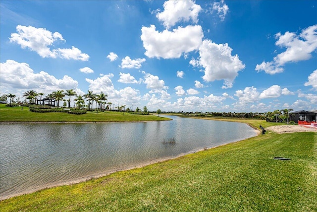 property view of water