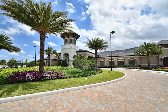 8318 Cameron Cave Dr, Boynton Beach, FL 33473 - exterior space featuring curved driveway