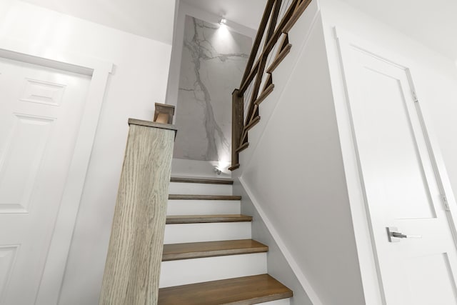 view of staircase