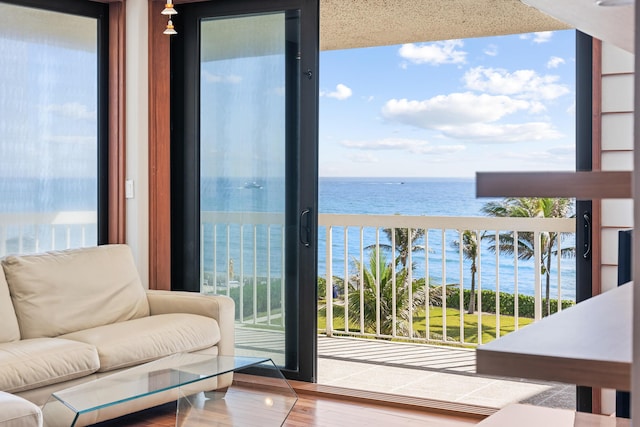 3250 S Ocean Blvd Unit 406-N, Palm Beach, FL 33480 - balcony featuring a water view